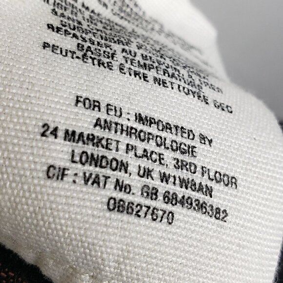 Anthropologie Hei Hei Drop Crotch Harem Pants Linen Blend Foldover Waist size S - Picture 7 of 8